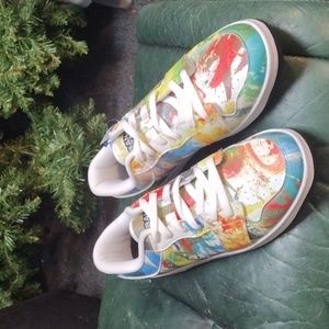 Burlington VT Banana Stand Mens Fire & Ice Low 1.0 Designer Tennis Shoes(8.5)New